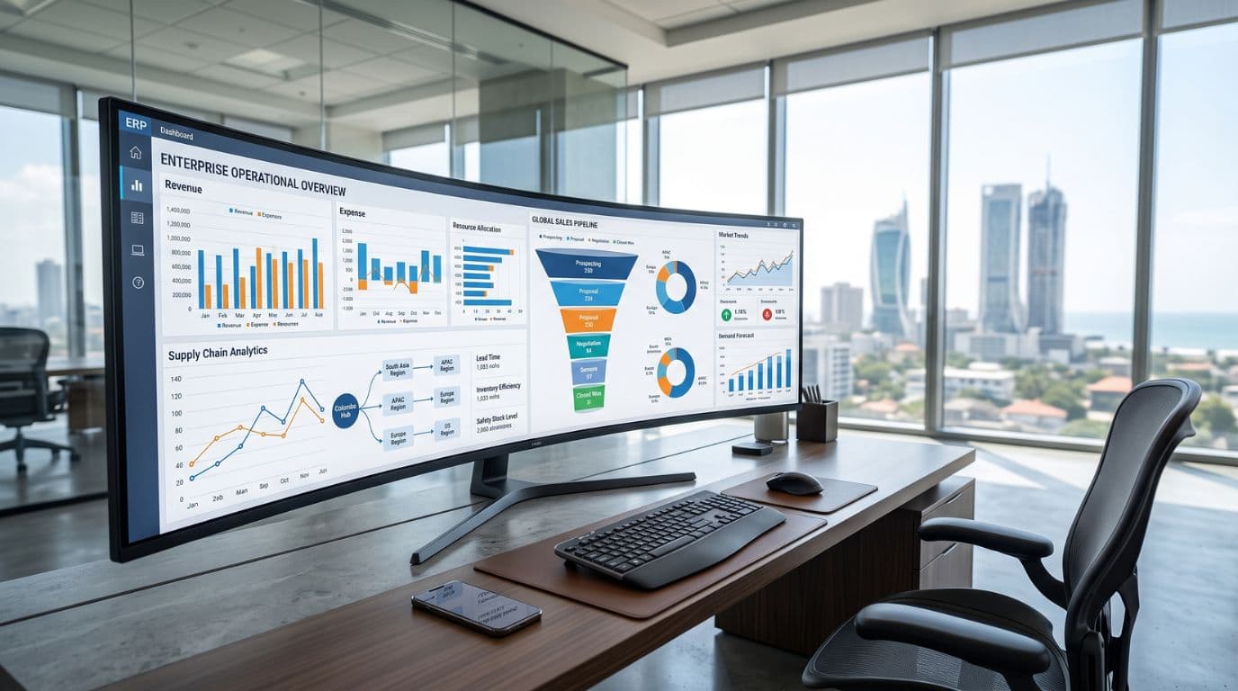Altus ERP Analytics and CRM Operations Dashboard